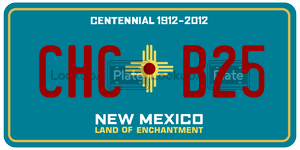 CHCB25  license plate in NM