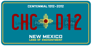 CHCD12  license plate in NM