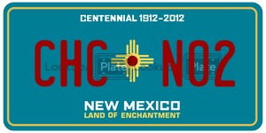 CHCN02  license plate in NM