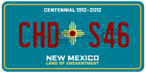 CHDS46  license plate in NM