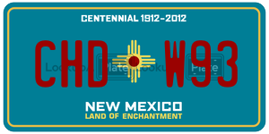 CHDW93  license plate in NM