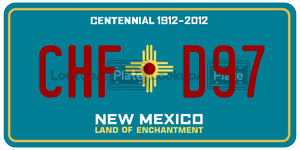 CHFD97  license plate in NM