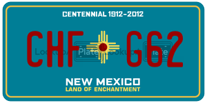 CHFG62  license plate in NM