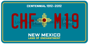 CHFM19  license plate in NM