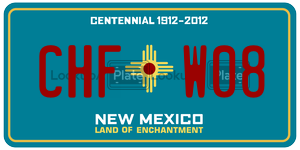 CHFW08  license plate in NM