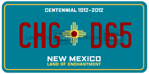 CHGD65  license plate in NM