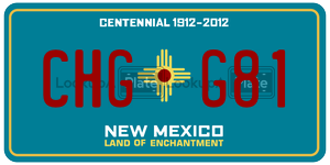 CHGG81  license plate in NM
