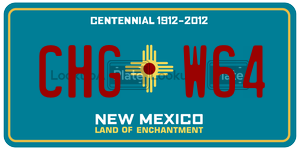 CHGW64  license plate in NM