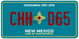CHHD65  license plate in NM