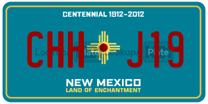 CHHJ19  license plate in NM