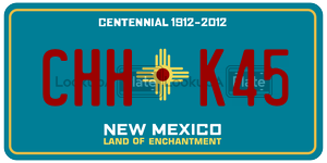 CHHK45  license plate in NM