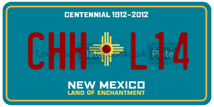 CHHL14  license plate in NM