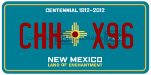 CHHX96  license plate in NM