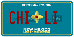 CHILI  license plate in NM