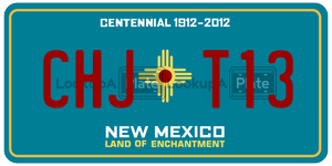 CHJT13  license plate in NM