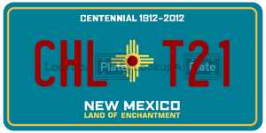 CHLT21  license plate in NM