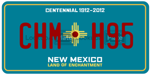 CHMH95  license plate in NM