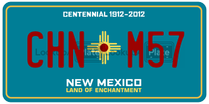 CHNM57  license plate in NM