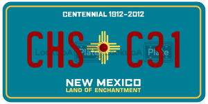 CHSC31  license plate in NM