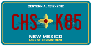 CHSK85  license plate in NM
