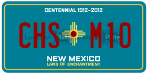 CHSM10  license plate in NM