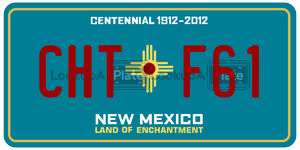 CHTF61  license plate in NM