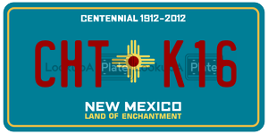 CHTK16  license plate in NM