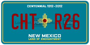 CHTR26  license plate in NM
