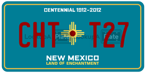 CHTT27  license plate in NM