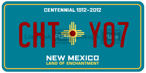 CHTY07  license plate in NM