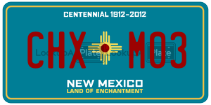 CHXM03  license plate in NM
