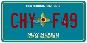 CHYF49  license plate in NM