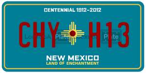 CHYH13  license plate in NM