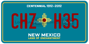 CHZH35  license plate in NM