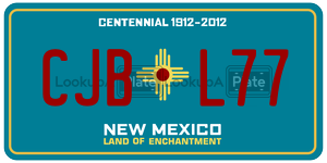 CJBL77  license plate in NM