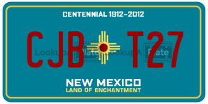 CJBT27  license plate in NM