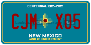 CJMX05  license plate in NM
