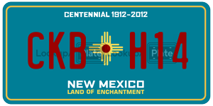 CKBH14  license plate in NM