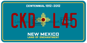 CKDL45  license plate in NM