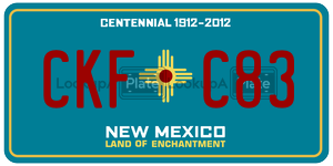 CKFC83  license plate in NM