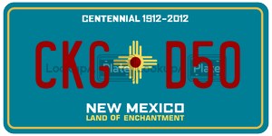 CKGD50  license plate in NM