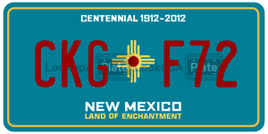 CKGF72  license plate in NM