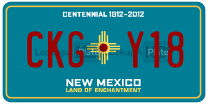 CKGY18  license plate in NM