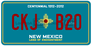 CKJB20  license plate in NM