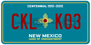 CKLK03  license plate in NM