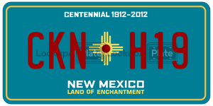 CKNH19  license plate in NM
