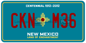 CKNM36  license plate in NM