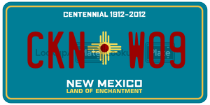 CKNW09  license plate in NM