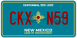 CKXN59  license plate in NM