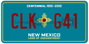 CLKG41  license plate in NM